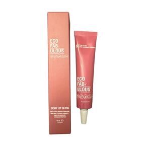 2 - ECO Fabulous Dewy Lip Gloss "Mist You" NIB Plant Derived